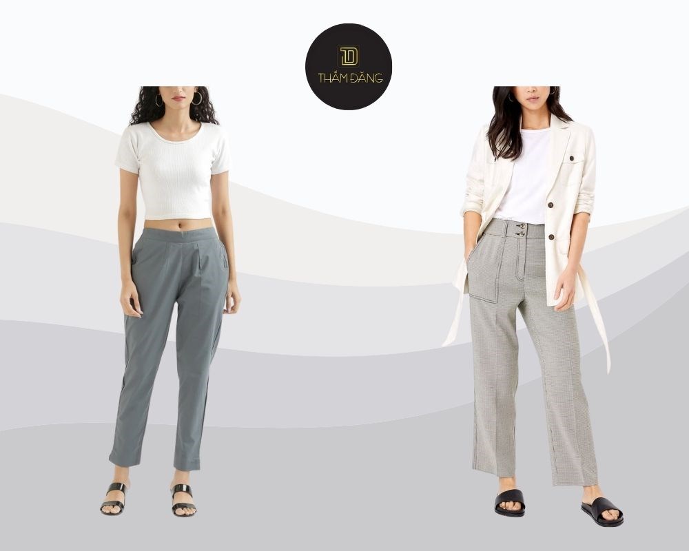 Quần xám phối áo màu gì cho nữ