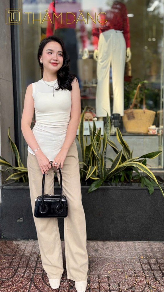 image Quần jeans ống suông, trơn 10