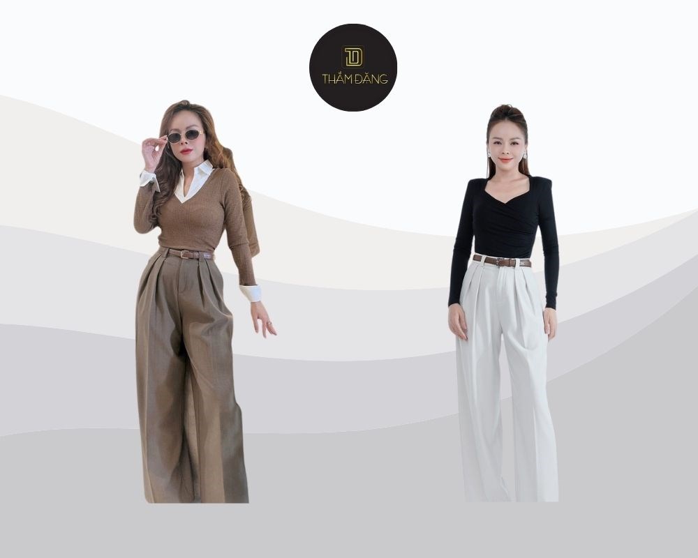Bảng size quần tây nữ chuẩn 2025 từ Thắm Đặng