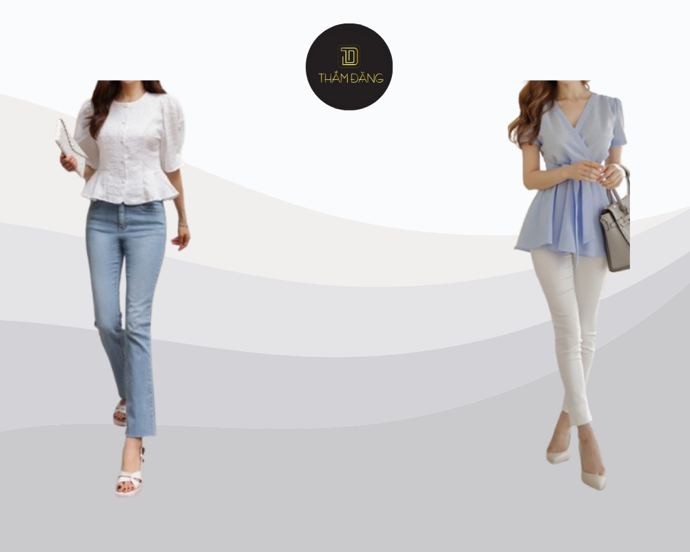 phối trang phục thời trang cho người lùn 1m50