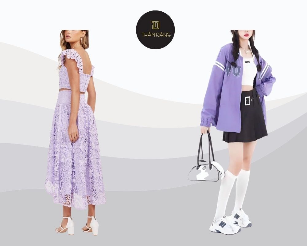 tím pastel phối màu nào hợp