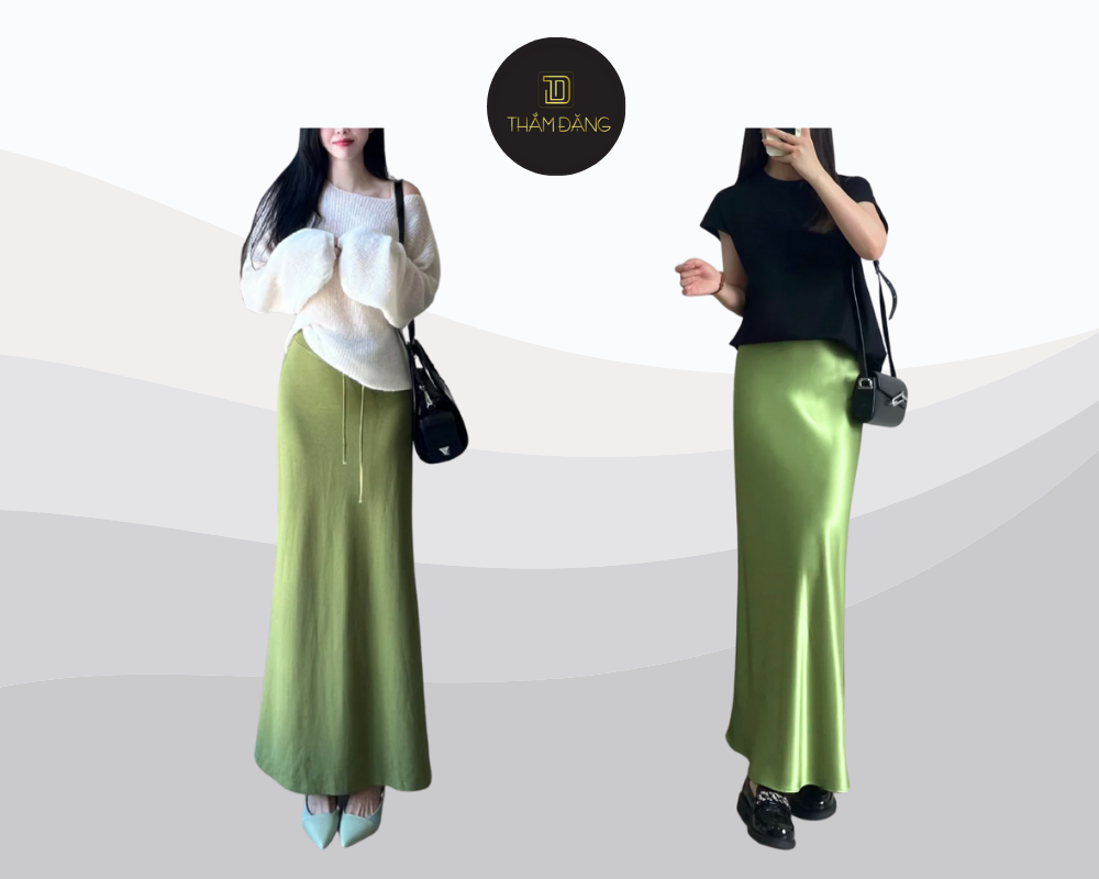 xanh rêu phối với màu gì tối giản