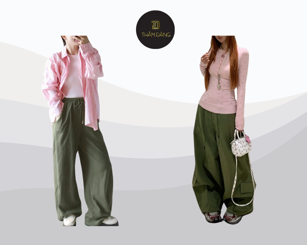 xanh rêu phối với màu gì tinh tế